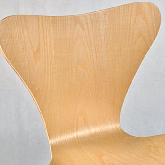 Contemporary Home Side Chair Wingback Wood Dining Room Chair with Metal Legs Clearhalo ' kitchen&dining_furn' 'Dining Chairs' 'Dining Tables & Seating' 'dining_chair' 'furn' 'furn_dining_chair' 'Furniture' 'furniture_dining_chair' 'Kitchen & Dining Furniture' 'kitchen' 1200x1200_c28ae32f-f75e-4ee6-9367-92aeed5392e8