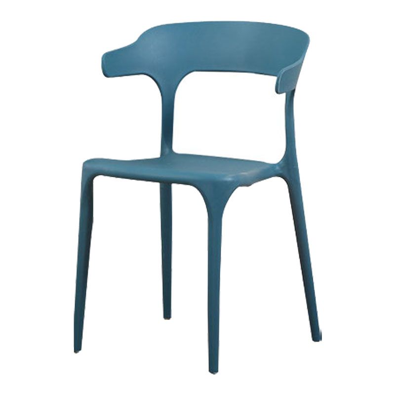 Modern Stackable Chairs Dining Armless Chairs with Plastic Legs for Kitchen Clearhalo ' kitchen&dining_furn' 'Dining Chairs' 'Dining Tables & Seating' 'dining_chair' 'Furniture' 'furniture_dining_chair' 'Kitchen & Dining Furniture' 'kitchen' 1200x1200_c28b6ec5-9c1c-4e82-921d-b37b9f270079