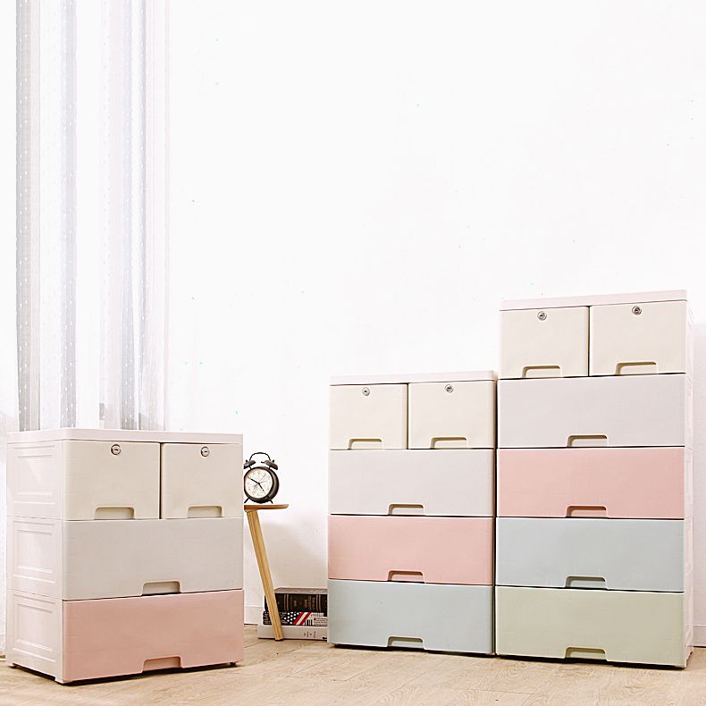 Armoire non conservatrice avec armoire de rangement en plastique de tiroir avec jambes