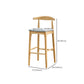 Industrial Style Counter Chair Solid Wood Footrest Counter Stool for Restaurant Clearhalo 'Bar Furniture' 'Bar Stools' 'bar_stools' 'furn' 'furn_bar_stools' 'Furniture' 'Kitchen & Dining Furniture' 1200x1200_c28e9619-da11-4f24-adef-43d8288165cf