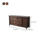 Commode de rangement en bois massif, commode traditionnelle avec tiroirs