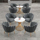 Round White Dining Table Sintered Stone Table Luxury Style with Pedestal Clearhalo ' dining_table' 'Dining Tables & Seating' 'Dining Tables' 'furn' 'furn_dining_table' 'Furniture' 'furniture_dining_table' 'Kitchen & Dining Furniture' 'kitchen&dining_furn' 'kitchen' 'kitchen_dining_table' 1200x1200_c292a037-9b2d-4cc5-8282-1ce971025e69