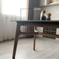 Mid-century Dining Table Rectangle 4-foot Solid Wood Table with Stone Top Clearhalo 'Dining Tables & Seating' 'Dining Tables' 'dining_table' 'furn' 'furn_dining_table' 'Furniture' 'furniture_dining_table' 'Kitchen & Dining Furniture' 'kitchen' 'kitchen_dining_table' 1200x1200_c294c6b5-ba76-49c5-b8da-651838b6227f