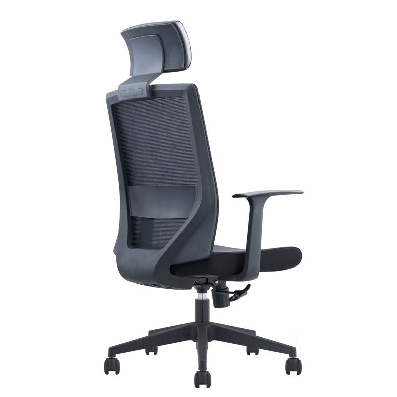 Silla contemporánea de microfibra, sillón con respaldo alto para conferencias