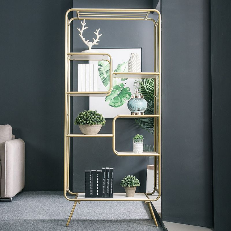 Modern Metal Bookshelf Etagere Open Shelf Bookcase with Shelves Clearhalo 'Bookcases' 'furn' 'furn_bookcases' 'Furniture' 'Office Furniture' 1200x1200_c2977d2a-8508-4ca3-9599-d2e2e6d784ba