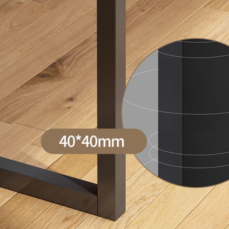 Houten eettafel in industriële stijl Eettafel rechthoekig voor thuis