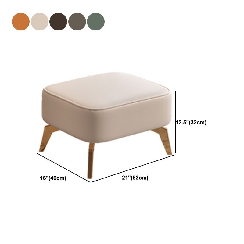 Chaise à bascule moderne coussins touffés rembourrés avec planeur de jambes légères