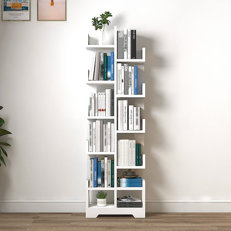 Scandinavian Manufactured Wood Geometric Bookshelf Vertical Open Bookshelf Clearhalo 'Bookcases' 'Furniture' 'furniture_bookcases' 'kitchen' 'kitchen_bookcases' 'Living Room Furniture' 'Office Furniture' 1200x1200_c2a244ec-856f-475d-a796-a4070d4c2a45