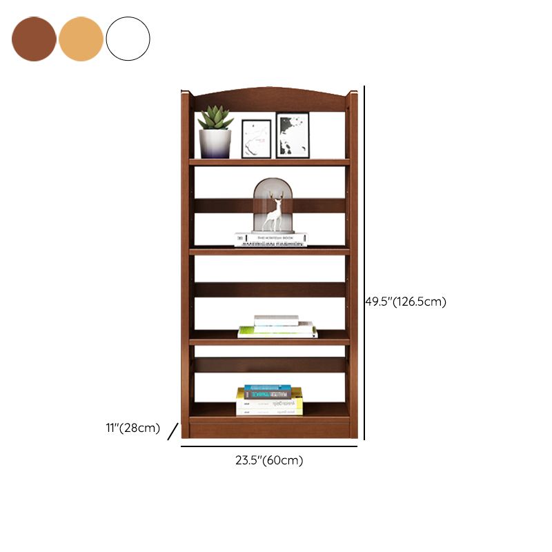 Bibliothèque en bois contemporaine Open Back Standard avec étagères avec étagères