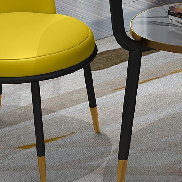 Glam Sintered Stone Dining Table Set with 3 Legs Base Dining Furniture for Home Use Clearhalo 'Dining Room Sets' 'Dining Tables & Seating' 'dining_room_set' 'furn' 'furn_dining_room_set' 'Furniture' 'furniture_dining_room_set' 'Kitchen & Dining Furniture' 'kitchen&dining_furn' 'kitchen' 1200x1200_c2a3f53e-c05b-4d2c-af8b-4342eb01ce61