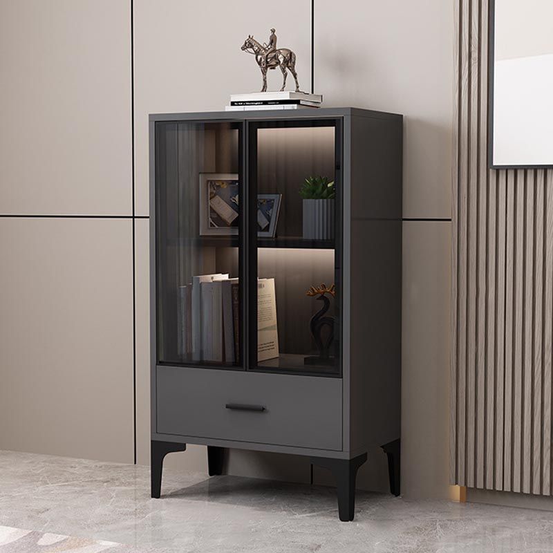 Glam Style Server Engineered Wood Sideboard with Door for Home Use Clearhalo 'buffet_sideboard' 'Buffets & Sideboards' 'furn' 'furn_buffet_sideboard' 'Furniture' 'Kitchen & Dining Furniture' 1200x1200_c2a4d505-4584-4bf4-8a48-64843b341040