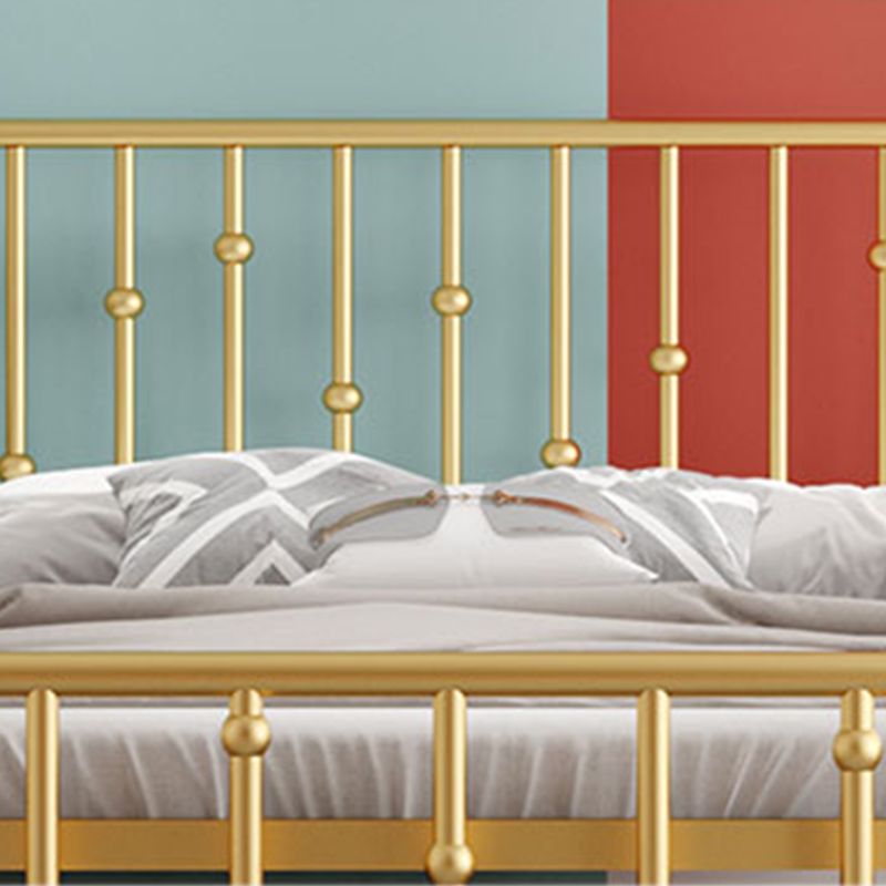 Meddino de metal moderno, estándar de alto perfil con cabecera rectangular