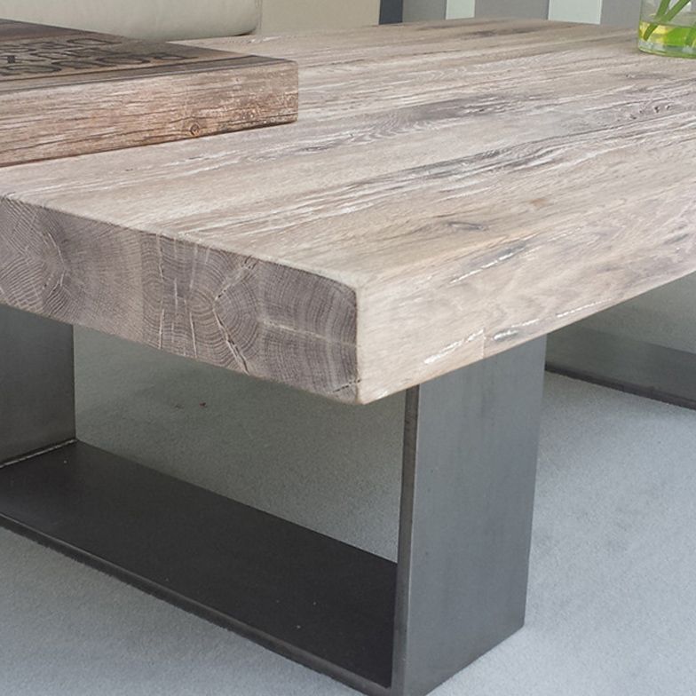 Rectangle Solid Wood Coffee Table Brown Sled Cocktail Table, 17.71" High Clearhalo 'Coffee & Accent Tables' 'Coffee Tables' 'coffee_tables' 'furn' 'furn_coffee_tables' 'Furniture' 'Living Room Furniture' 1200x1200_c2a795fc-8ac5-4880-b7cb-05dabdd2f7fb