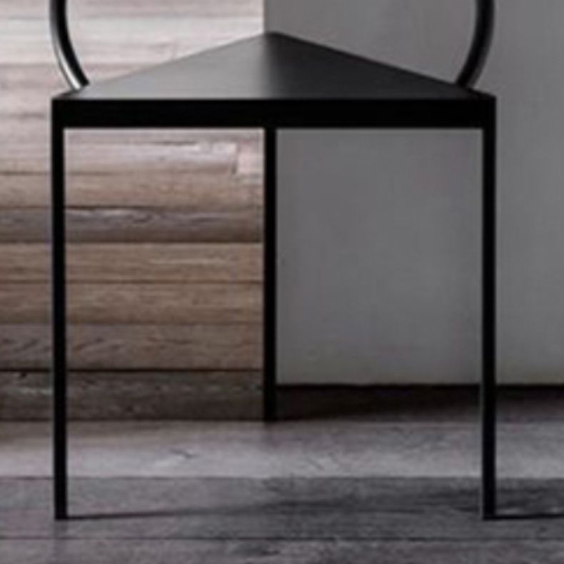 Industrial Arm Chair Metal Open Back Dining Room Chair for Dining Room