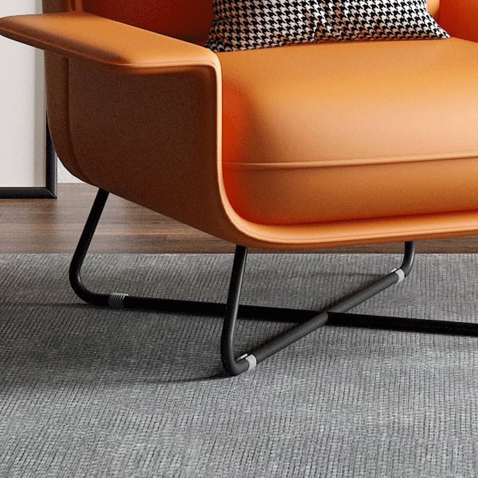 Contemporary Cross Accent Armchair Arms Included Office Accent Chair Clearhalo 'Accent Chairs' 'accent_chairs' 'Chairs & Seating' 'furn' 'furn_accent_chairs' 'Furniture' 'Living Room Furniture' 1200x1200_c2a91eee-85ac-47a3-ada8-4be19a2ee7c4