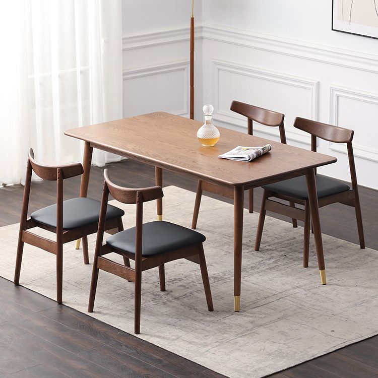 Rectangle Wood Dining Table Modern White Oak Table in Nature with 4 Legs Clearhalo ' dining_table' 'Dining Tables & Seating' 'Dining Tables' 'furn' 'furn_dining_table' 'Furniture' 'furniture_dining_table' 'Kitchen & Dining Furniture' 'kitchen&dining_furn' 'kitchen' 'kitchen_dining_table' 1200x1200_c2ac9de3-d647-4c47-8258-dccde5f5f7b3