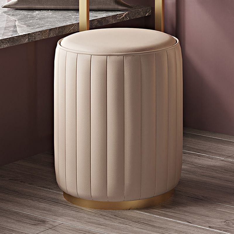 Tavolo da vanità in vetro in legno massiccio set con sgabello e specchio da 25,59 "w a 3-catrawer trucco