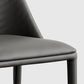 Metal Base Indoor Dining Chair 19'' Wide Parsons Leather Chair for Restaurant Clearhalo ' kitchen&dining_furn' 'Dining Chairs' 'Dining Tables & Seating' 'dining_chair' 'furn' 'furn_dining_chair' 'Furniture' 'furniture_dining_chair' 'Kitchen & Dining Furniture' 'kitchen' 1200x1200_c2af8f47-b133-4805-9b4d-cf89f887976e