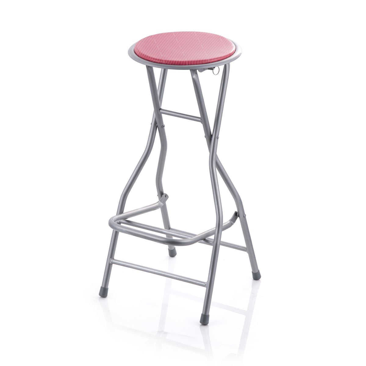 Modern Folding Armless Counter Stool Iron Cashier Bar Stool with Footrest Clearhalo 'Bar Furniture' 'Bar Stools' 'bar_stools' 'furn' 'furn_bar_stools' 'furniture_bar_stools' 'Kitchen & Dining Furniture' 'kitchen&dining_furn' 'kitchen' 'kitchen_furn' Furniture' 1200x1200_c2aff536-45ec-4882-bcef-8cdab4d3ac56