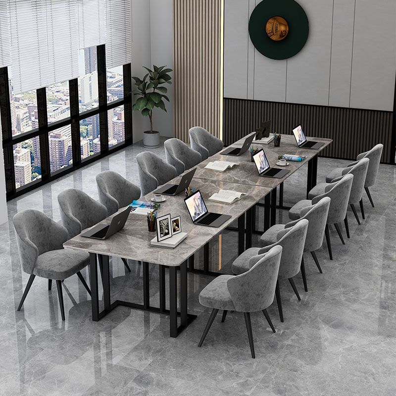 Industrial Home Office Writing Desk Rectangular Sled Base Office Desk Clearhalo 'furn' 'furn_office_desk' 'Furniture' 'Office Desks' 'Office Furniture' 'office_desk' 1200x1200_c2b011d6-43b8-4ce9-8fba-75ed4824c340