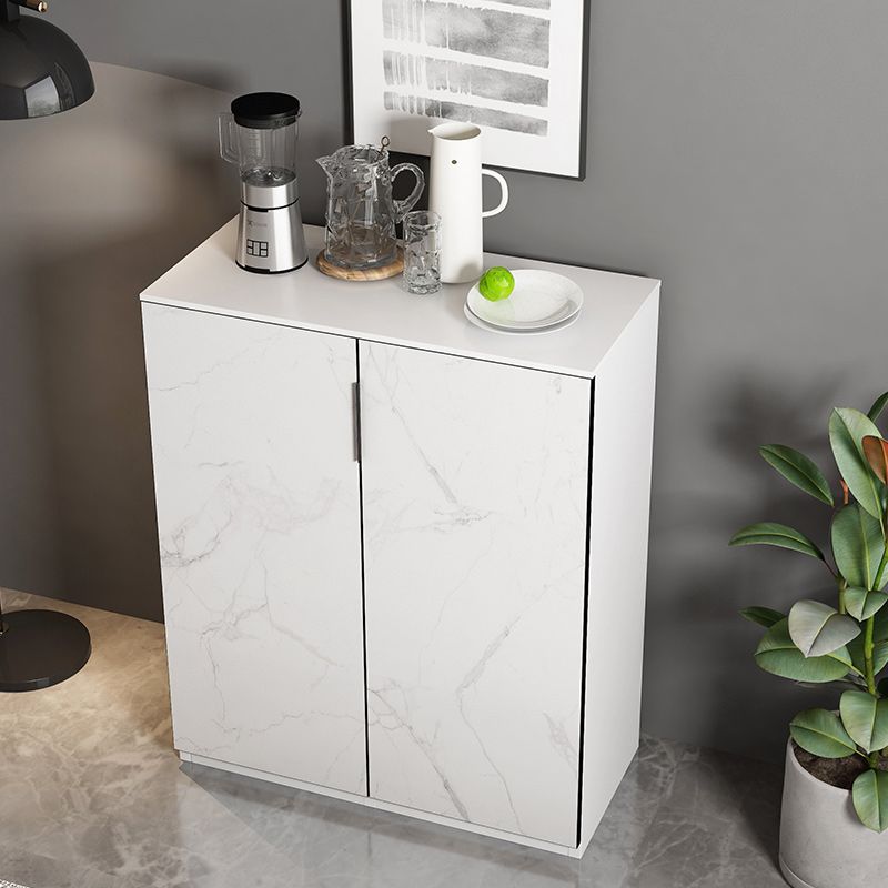 Glam Style Sideboard Table with Locking Drawers Storage Sideboard for Dining Room Clearhalo 'buffet_sideboard' 'Buffets & Sideboards' 'Furniture' 'furniture_buffet_sideboard' 'Kitchen & Dining Furniture' 1200x1200_c2b09c6c-8bcf-48c3-9ac7-23a1029845c1