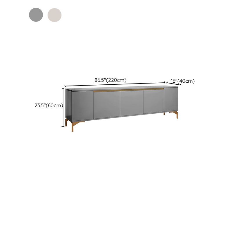 Contemporary TV Media Stand Stone TV Media Console for Living Room Clearhalo 'furn' 'furn_tv_stands_entertainment_centers' 'Furniture' 'Living Room Furniture' 'TV Stands & Entertainment Centers' 'TV Stands & Media Storage Furniture' 'tv_stands_entertainment_centers' 1200x1200_c2b1a2b8-40c0-4d45-805a-d39f8c40a6ca