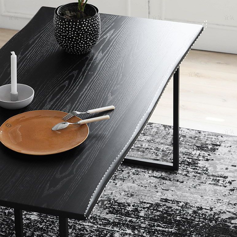 Moderne rechthoek houten eettafel 1/2 stukken eetgelegenheid voor eetkamer