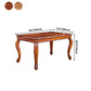 Rectangle Shape Mid-Century Modern Dining Table Brown Tone Fixed Table with 4 Legs Clearhalo ' dining_table' 'Dining Tables & Seating' 'Dining Tables' 'Furniture' 'furniture_dining_table' 'Kitchen & Dining Furniture' 'kitchen&dining_furn' 'kitchen' 'kitchen_dining_table' 1200x1200_c2b1ec87-d1a5-45ce-8c6b-4d37d0d3fe8b