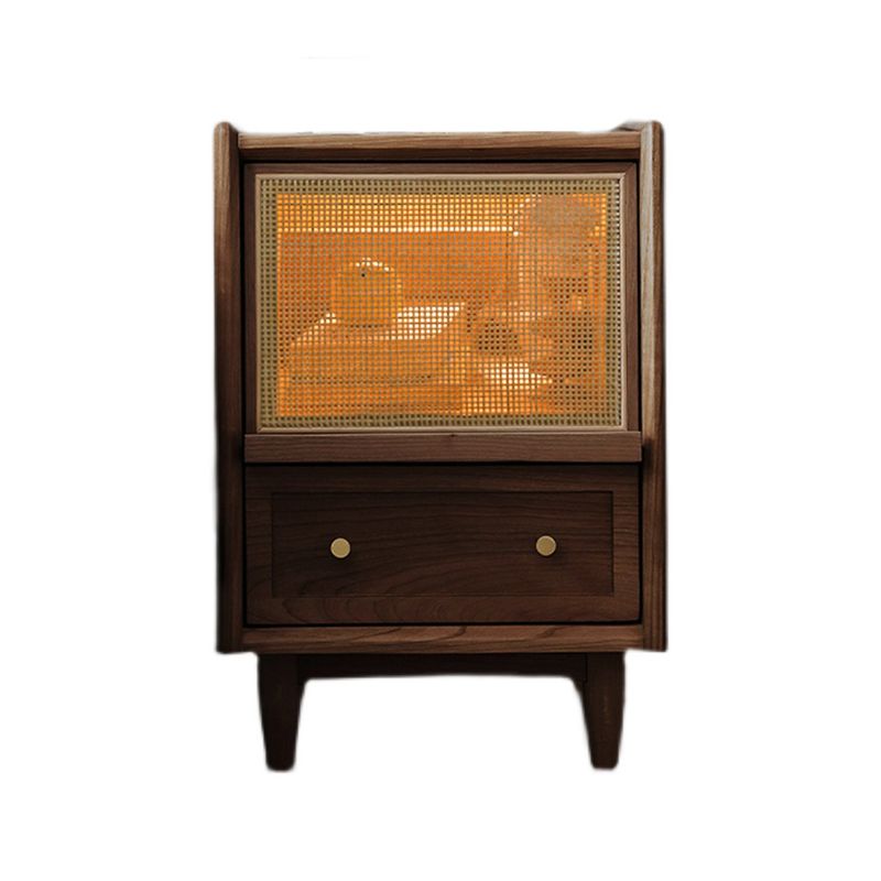 Tiroir rangement lit de nuit lit de nuit moderne table de nuit en bois pour chambre à coucher