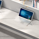 Rectangular Office Desk Sintered Stone Writing Desk in Matte Finish Clearhalo 'furn' 'furn_office_desk' 'Furniture' 'Office Desks' 'Office Furniture' 'office_desk' 1200x1200_c2b578e9-d07f-4371-86fc-79a98c0ae00a