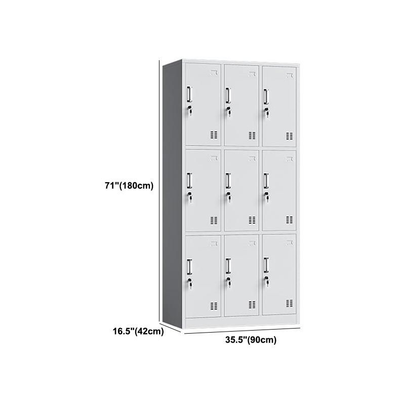 Contemporary Steel Wardrobe Closet Hinged Wardrobe Cabinet for Home