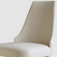 Chaise scandinave à dossier solide sans accoudoirs, pour la maison, chaise d'appoint en cuir pour salle à manger