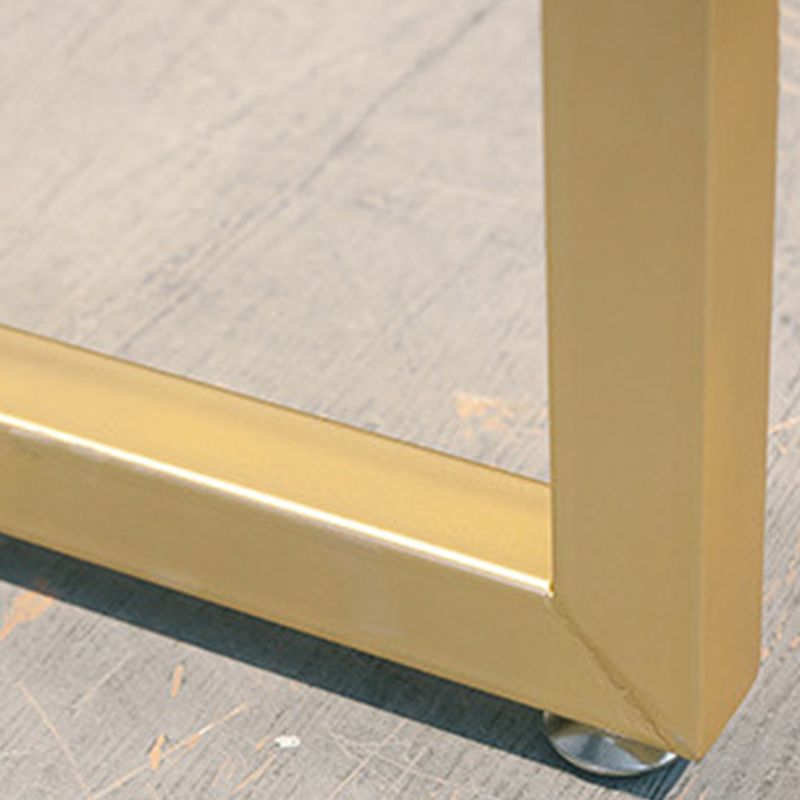 Modern Bar-height Table Solid Wood Top Bistro Pub Table with Gold Base Clearhalo 'Bar Furniture' 'Bar Tables' 'bar_tables' 'furn' 'furn_bar_tables' 'Furniture' 'Kitchen & Dining Furniture' 1200x1200_c2b9a6fe-b258-4999-b02a-3ca3c753bbb1