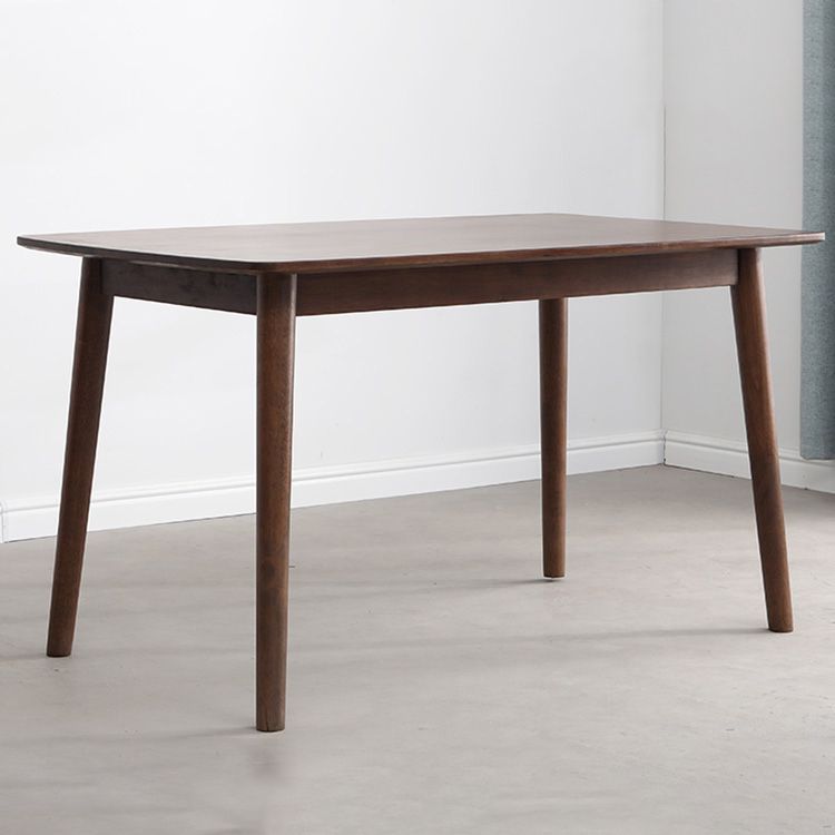 Contemporary Solid Wood Rectangle Shape Dining Furniture 4 Wood Legs Formal for Dining Furniture Clearhalo 'Dining Room Sets' 'Dining Tables & Seating' 'dining_room_set' 'furn' 'furn_dining_room_set' 'Furniture' 'furniture_dining_room_set' 'Kitchen & Dining Furniture' 'kitchen&dining_furn' 'kitchen' 1200x1200_c2b9c00a-866c-4fd3-acdd-bdb8c195a02f