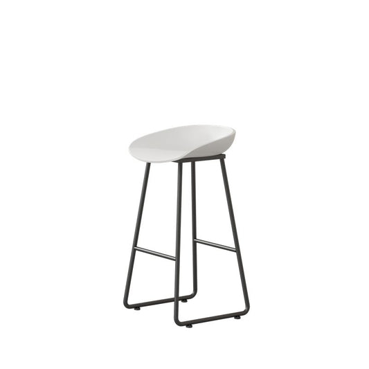 Modern Armless Backrest Counter Stool Iron Kitchen Bar Stool with Plastic Seat Clearhalo 'Bar Furniture' 'Bar Stools' 'bar_stools' 'furn' 'furn_bar_stools' 'furniture_bar_stools' 'Kitchen & Dining Furniture' 'kitchen&dining_furn' 'kitchen' 'kitchen_furn' Furniture' 1200x1200_c2bb7343-8bd4-4158-8d4c-4787fe2c2cb4