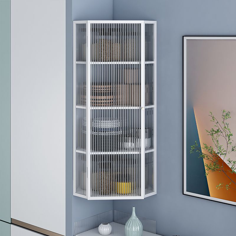 Mobile moderno mobile in metallo mobile a buffet montato a parete per sala da pranzo