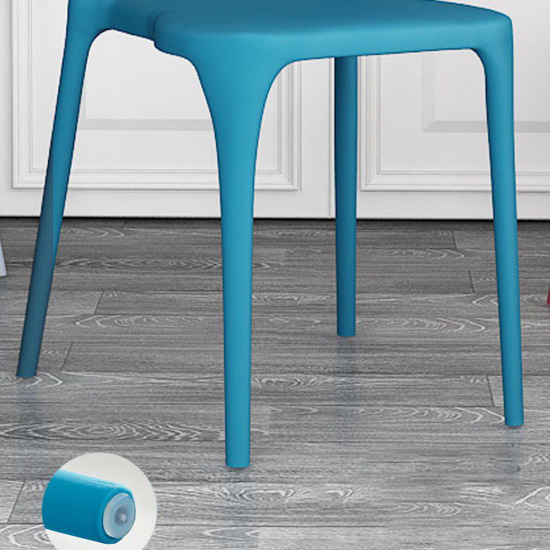 Open Back Dining Side Chair Contemporary Plastic Dining Armless Chair Clearhalo 'Dining Chairs' 'Dining Tables & Seating' 'dining_chair' 'furn' 'furn_dining_chair' 'Furniture' 'Kitchen & Dining Furniture' 1200x1200_c2bce196-2623-4f4a-b6ae-5a4dbecc606c