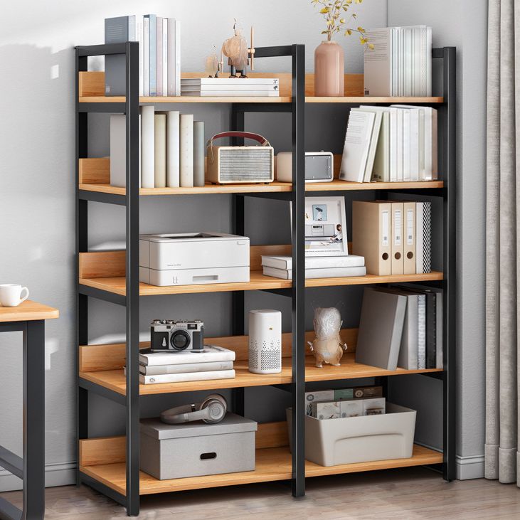 Offenes Metall -Holzbuchhandel Modern Home Wohnzimmer Bücherregal