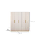 Contemporary Style Wardrobe Wooden Bedroom Closet with Hinged Door