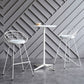 Industrial Aluminium Bar Dining Table Round Indoor Bistro Table with Engineered Wood Top Clearhalo 'Bar Furniture' 'Bar Tables' 'bar_tables' 'Furniture' 'furniture_bar_tables' 'Kitchen & Dining Furniture' 1200x1200_c2c2ea1f-c359-4ca2-81d3-a41376c44e0d