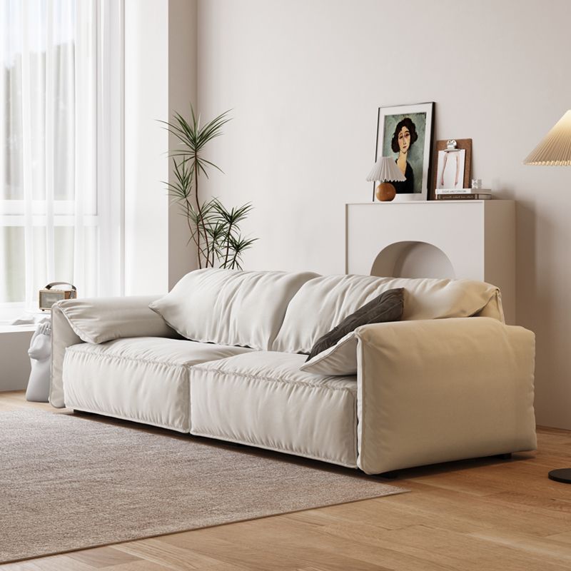 Stain-Resistant Faux Leather Sofa 2-seater Pillow Top Arm Couch Clearhalo 'furn' 'furn_sofas' 'Furniture' 'furniture_sofas' 'Living Room Furniture' 'Sofa' 'sofas' 1200x1200_c2c308f7-76b1-4a24-91c9-dd78539592f8