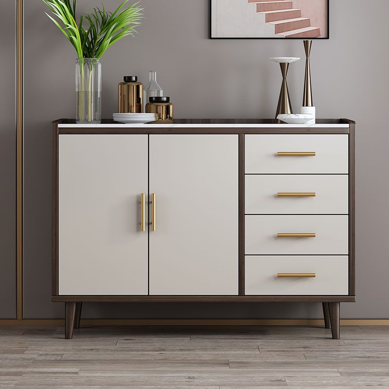 Mesa de piedra del gabinete del aparador glamoroso con piernas para la cocina