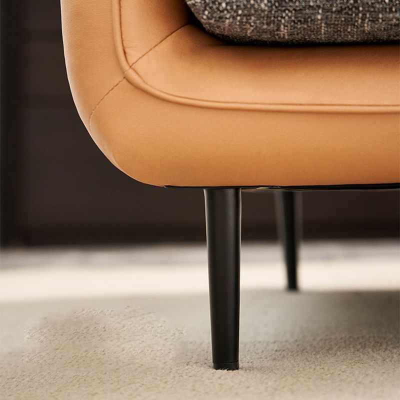 Hedendaagse Tuxedo -armbank met kussens 35.43 "voor woonkamer