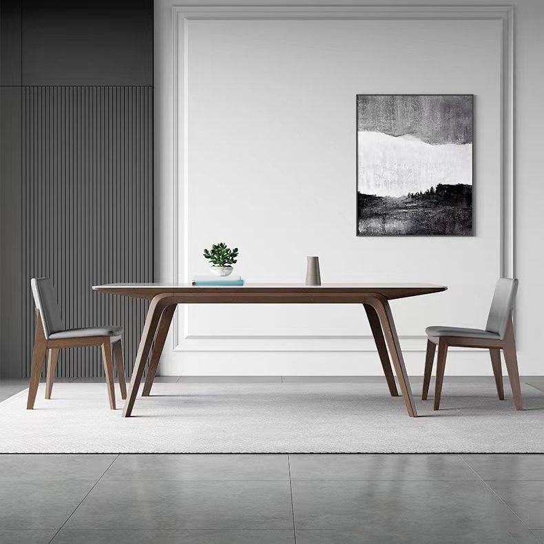 Set da pranzo moderno con sedie grigie 1/4/5/7 PCs set da tavolo bianco dinette