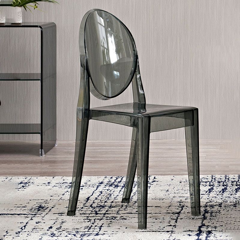 Scandinavian Open Back Side Chair for Home Plastic Dining Armless Chair Clearhalo ' kitchen&dining_furn' 'Dining Chairs' 'Dining Tables & Seating' 'dining_chair' 'furn' 'furn_dining_chair' 'Furniture' 'furniture_dining_chair' 'Kitchen & Dining Furniture' 'kitchen' 1200x1200_c2c6d53d-d595-4d33-acdf-e2e8cf80ae79