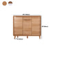 Modern Rectangle Wood Side Cabinet Bar Pulls Cabinet With Doors Clearhalo 'Cabinets & Chests' 'cabinets_chests' 'furn' 'furn_cabinets_chests' 'Furniture' 'Living Room Furniture' 1200x1200_c2c82fff-e90a-43a2-a116-a3ad1aec64bc
