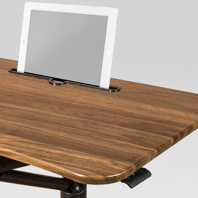 Rectangular Shaped Standing Desk Black/Silver/White Writing Desk for Office