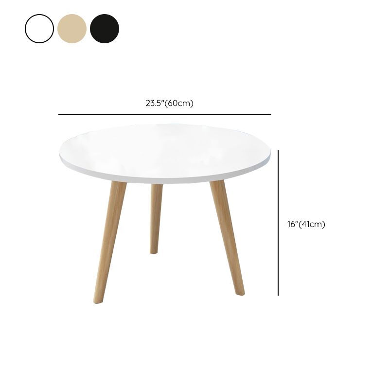 Contemporary 3 Legs and 4 Legs Cocktail Table Wooden Coffee Table