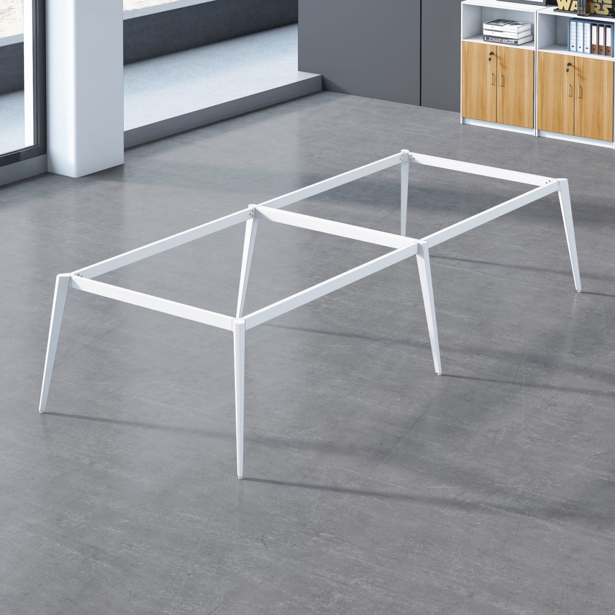 Desk rectángulo de escritorio de madera de ingeniería de estilo contemporáneo para la oficina