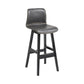 Scandinavian Rubberwood Home Stool Matte Finish Leather Barstool Clearhalo 'Bar Furniture' 'Bar Stools' 'bar_stools' 'Furniture' 'furniture_bar_stools' 'Kitchen & Dining Furniture' 1200x1200_c2ce2c3f-e9dd-4761-b60e-f1d82e01c619